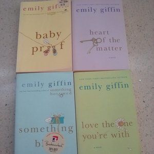 Set of 4 Emily Giffin books